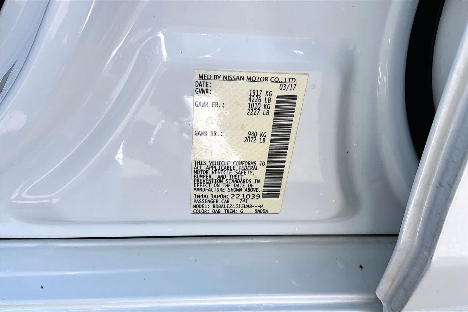 Used 2017 Nissan Altima 2.5 SV FWD image 33