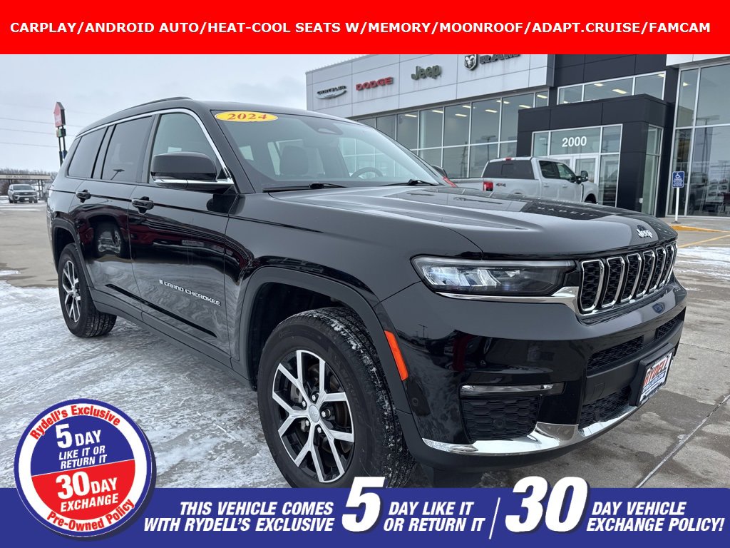Certified 2024 Jeep Grand Cherokee L Limited w/ Luxury Tech Group II