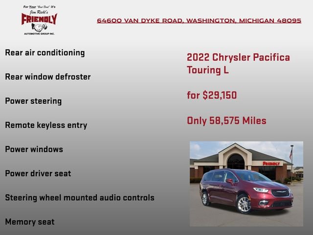 Used 2022 Chrysler Pacifica Touring-L image 15