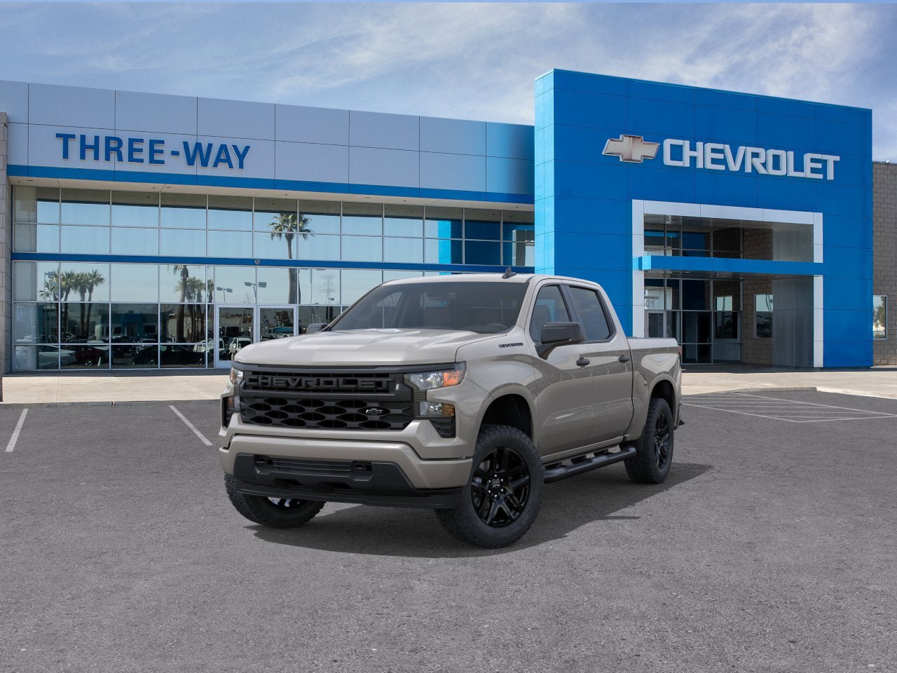New 2026 Chevrolet Silverado 1500 Custom w/ Turbomax Blackout Package RWD image 8
