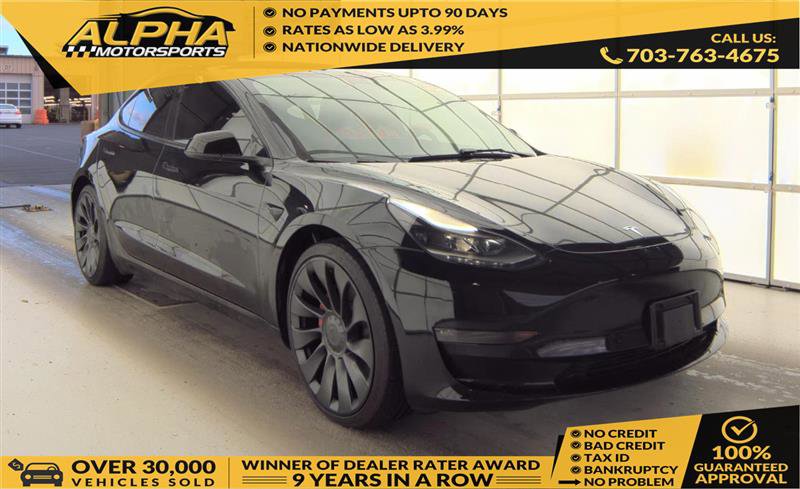 Used 2023 Tesla Model 3 Performance AWD/4WD image 1
