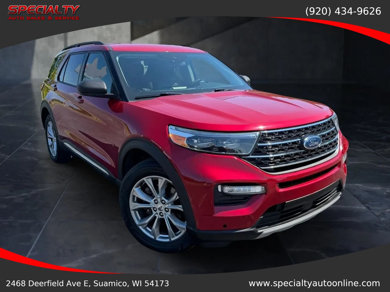 Used 2021 Ford Explorer XLT w/ Equipment Group 202A AWD/4WD image 2