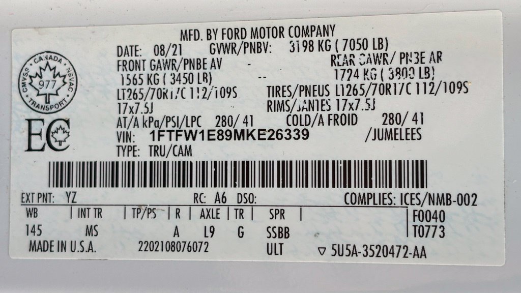 Used 2021 Ford F150 XLT w/ Trailer Tow Package AWD/4WD image 40