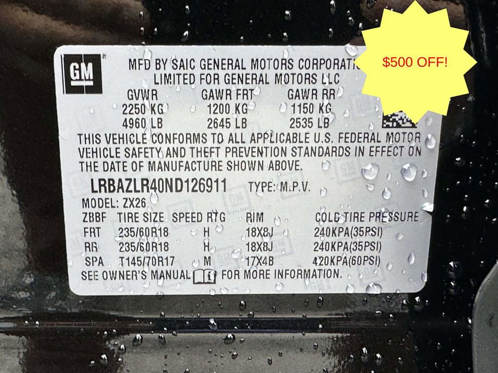 Used 2022 Buick Envision Preferred w/ Safety Package FWD image 35