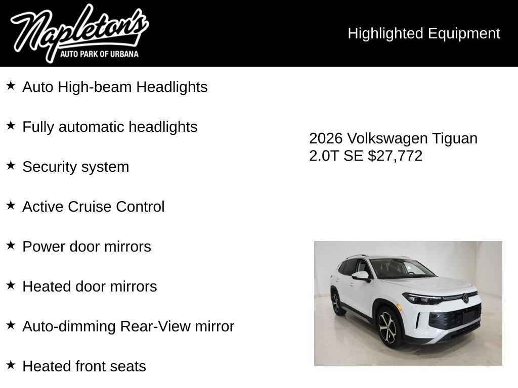 Used 2026 Volkswagen Tiguan SE FWD image 16