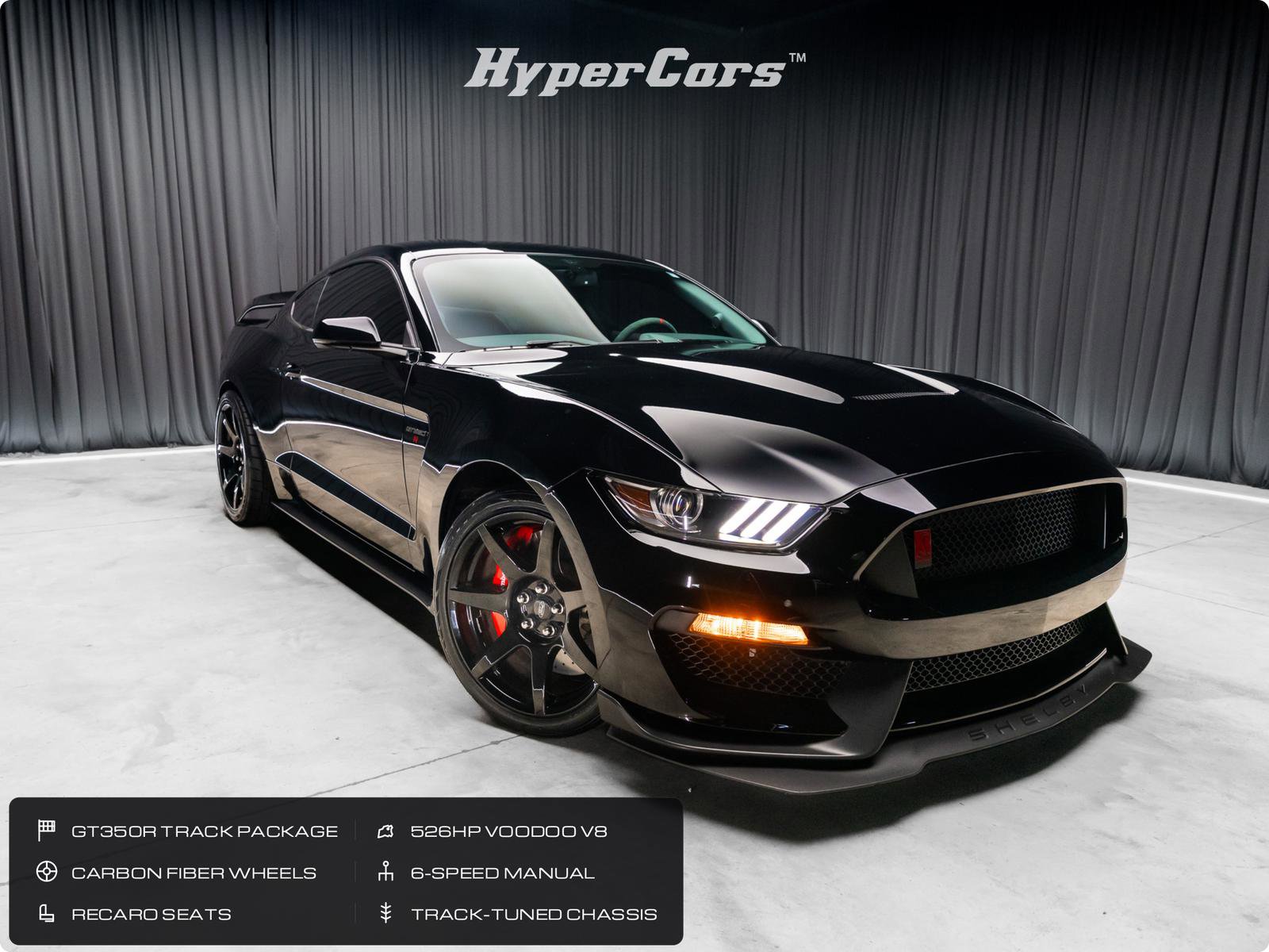 Used 2016 Ford Mustang Shelby GT350R w/ GT350R Equipment Group 920A RWD image 1