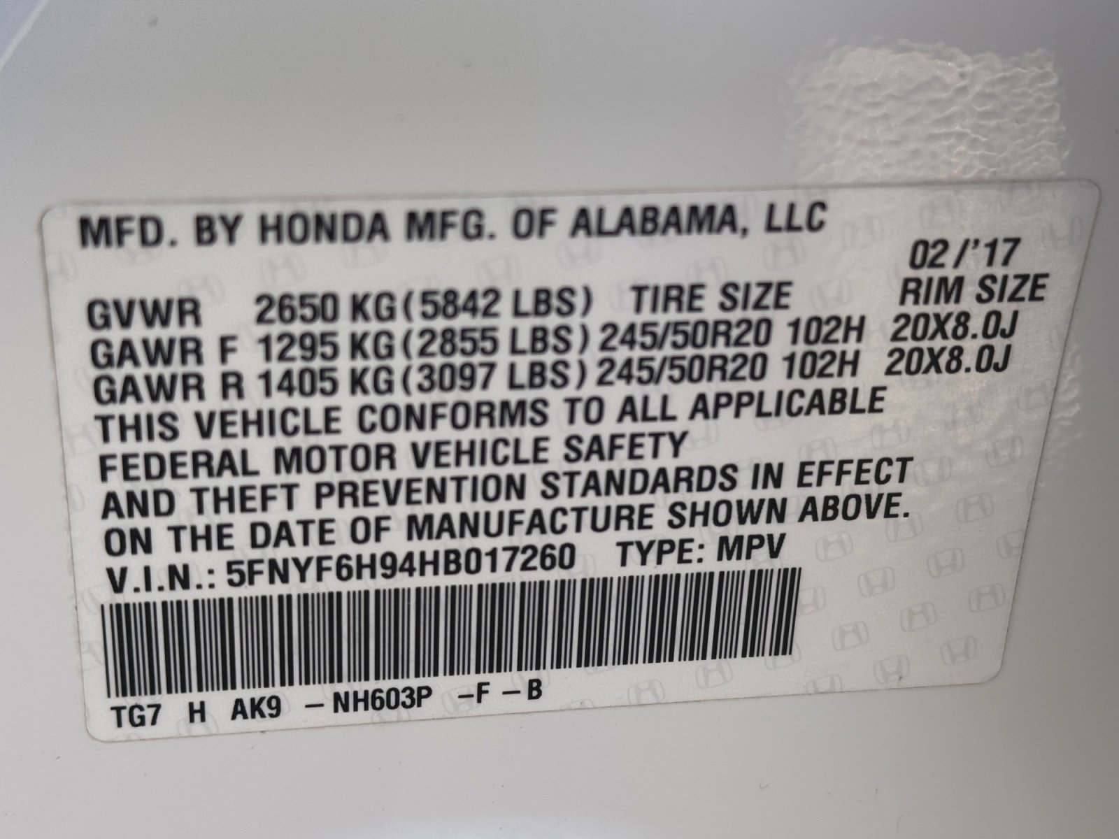 Used 2017 Honda Pilot Touring image 33