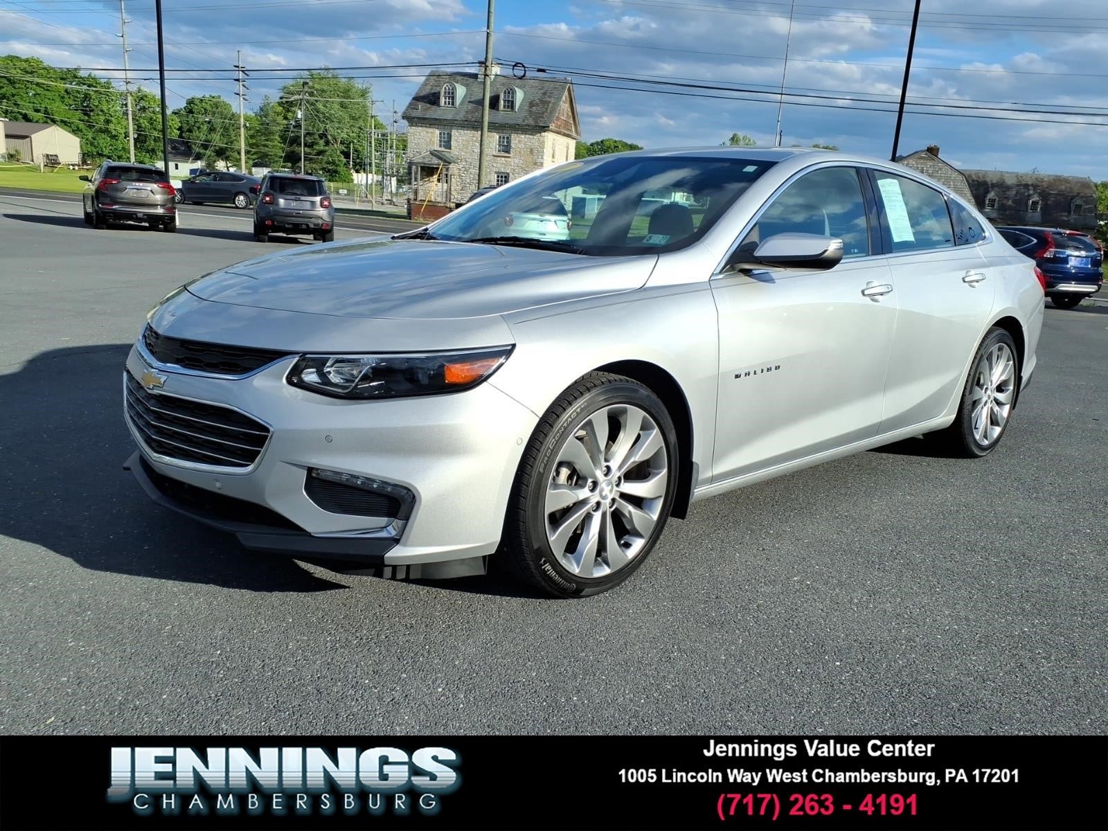 Used 2017 Chevrolet Malibu Premier w/ Premier Sun and Wheel Package FWD image 1