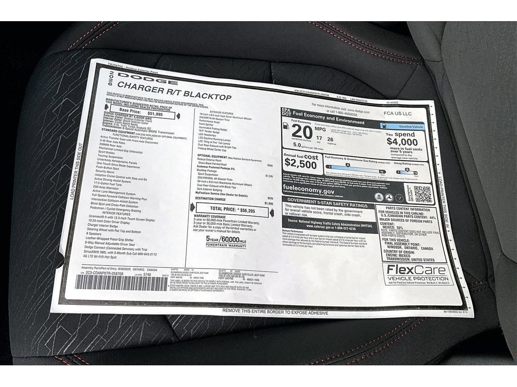 New 2026 Dodge Charger R/T AWD/4WD image 15