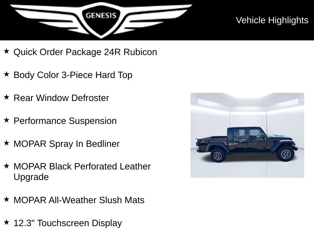 Used 2025 Jeep Gladiator Rubicon AWD/4WD image 8
