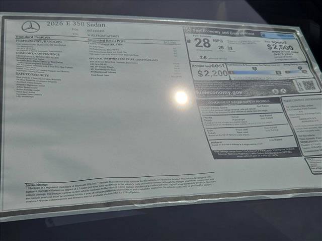 New 2026 Mercedes-Benz E 350 Sedan image 15
