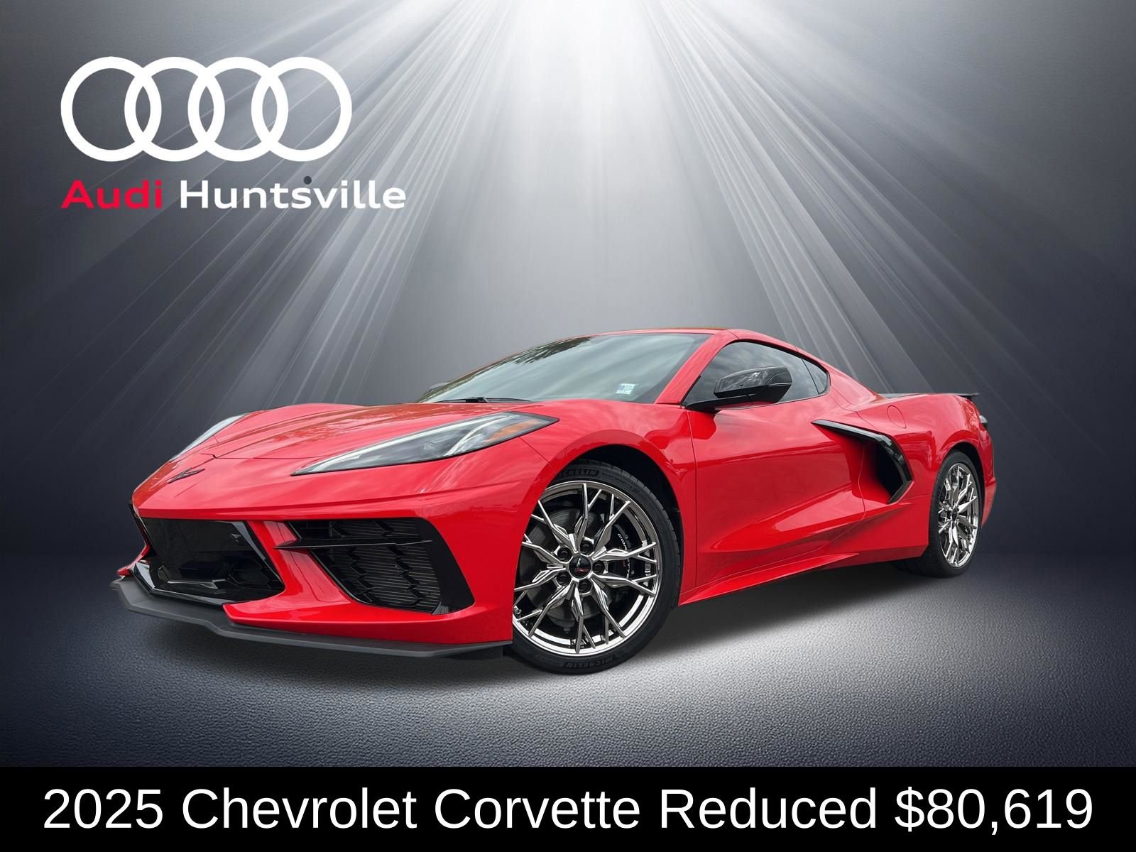 Used 2025 Chevrolet Corvette Stingray Premium Cpe w/ Z51 Performance Package RWD image 1