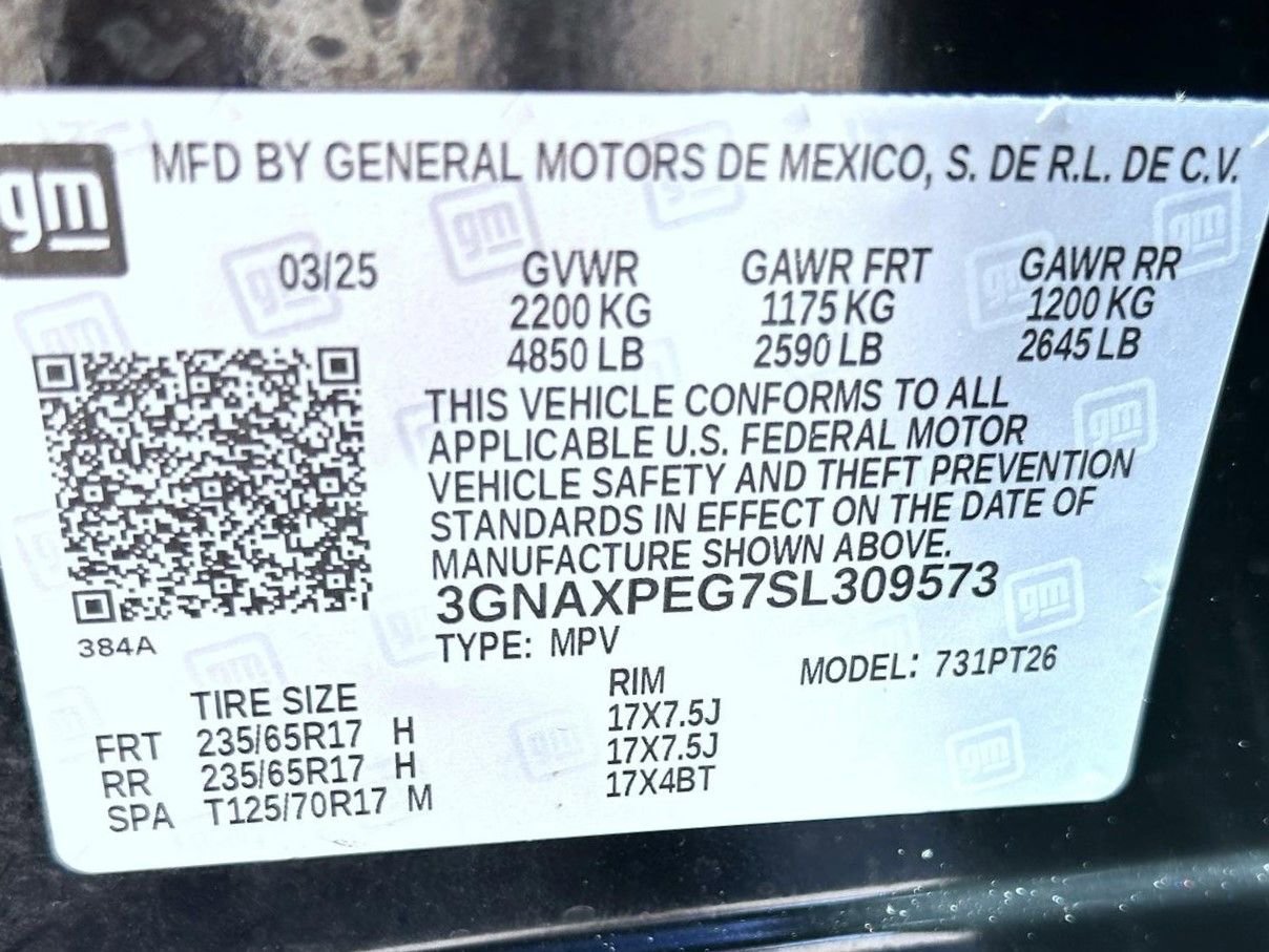 Certified 2025 Chevrolet Equinox LT AWD/4WD image 25