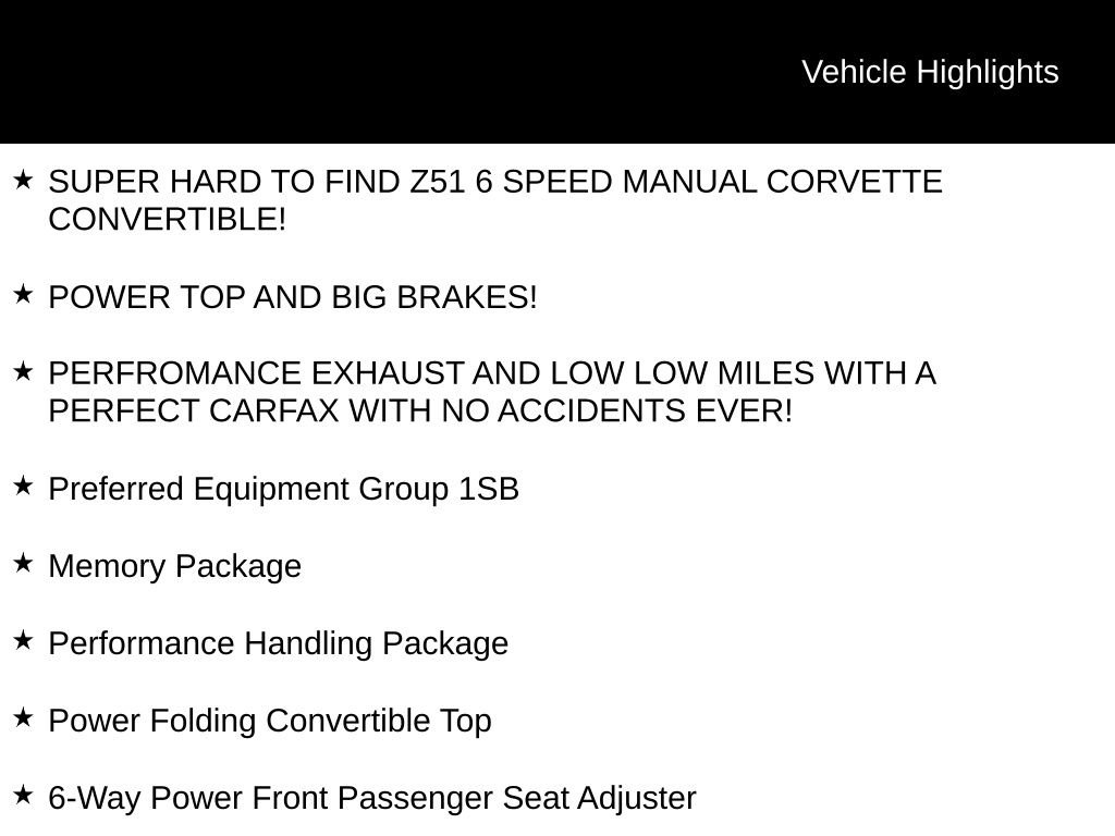 Used 2005 Chevrolet Corvette Convertible w/ Preferred Equipment Group RWD image 5