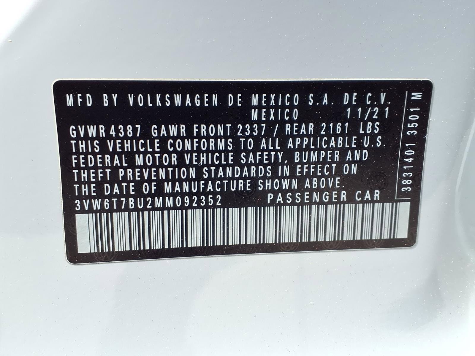 Used 2021 Volkswagen Jetta GLI Autobahn w/ GLI Autobahn Black Package image 27