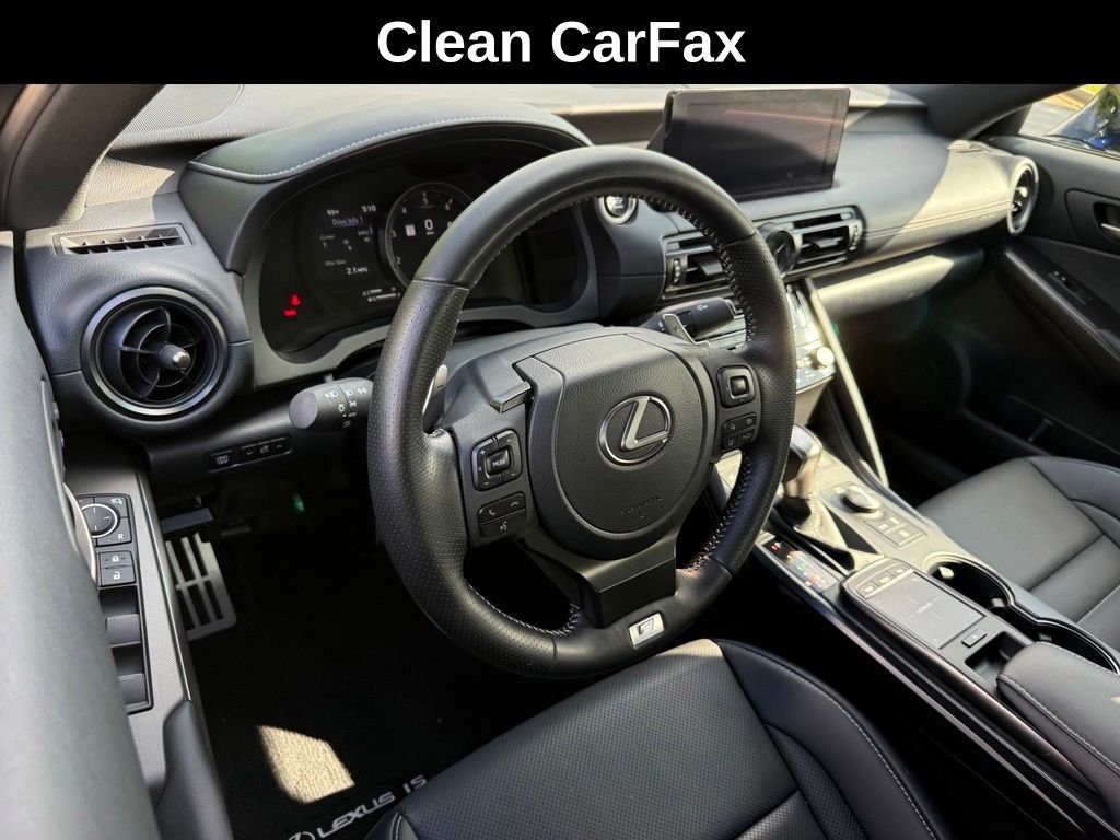 Certified 2025 Lexus IS 350 F Sport w/ Navigation Package RWD image 3