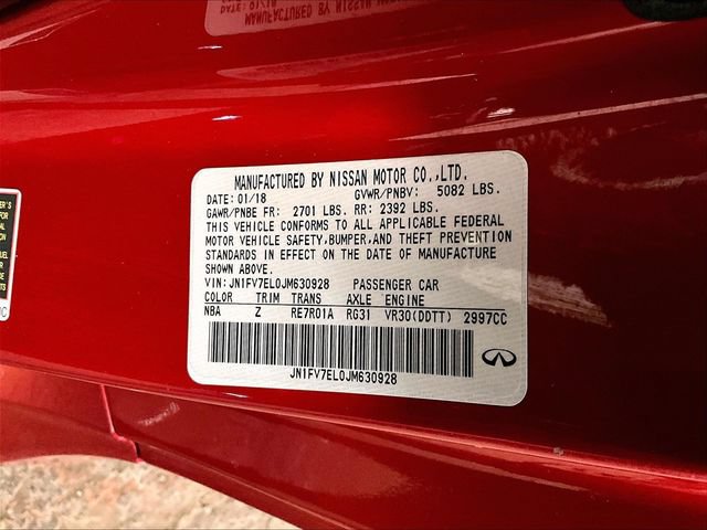 Used 2018 INFINITI Q60 Red Sport 400 w/ Sensory Package 3.0T Sport AWD/4WD image 32