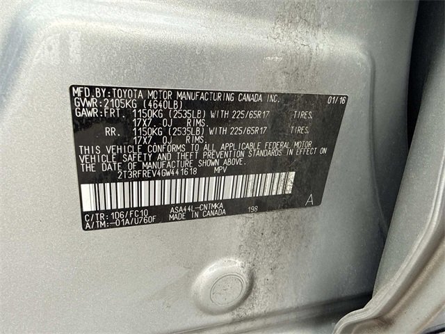 Used 2016 Toyota RAV4 XLE image 30