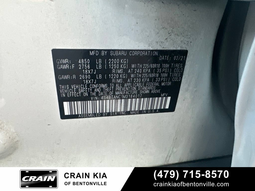 Used 2021 Subaru Outback Limited AWD/4WD image 21