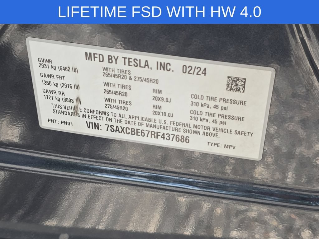 Used 2024 Tesla Model X Plaid AWD/4WD image 26