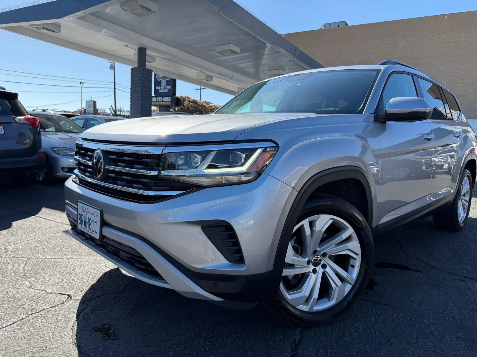 Used 2021 Volkswagen Atlas SE w/ Panoramic Sunroof Package FWD image 1