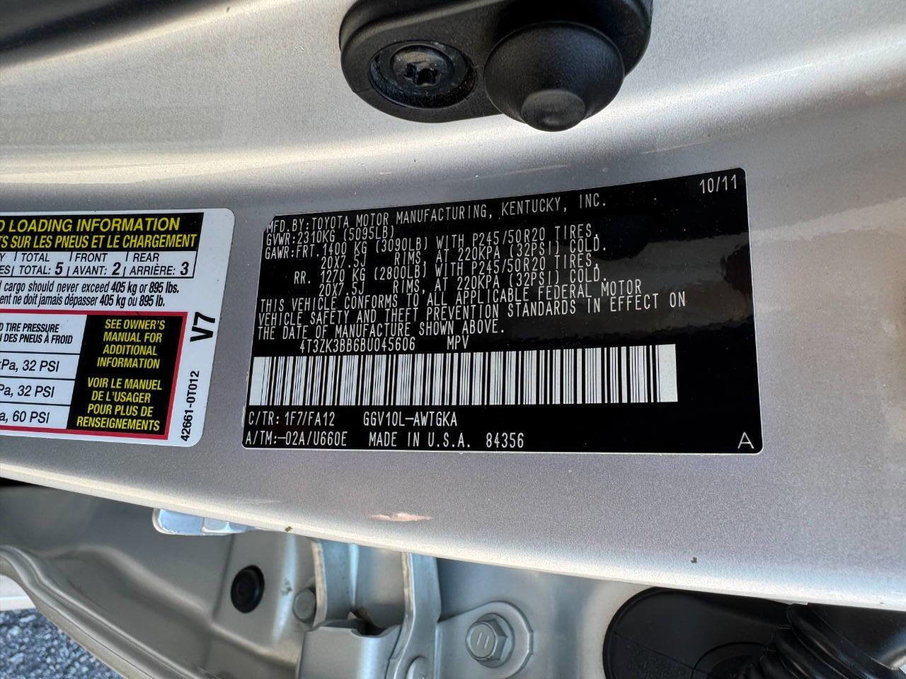 Used 2011 Toyota Venza w/ Convenience Pkg FWD image 50