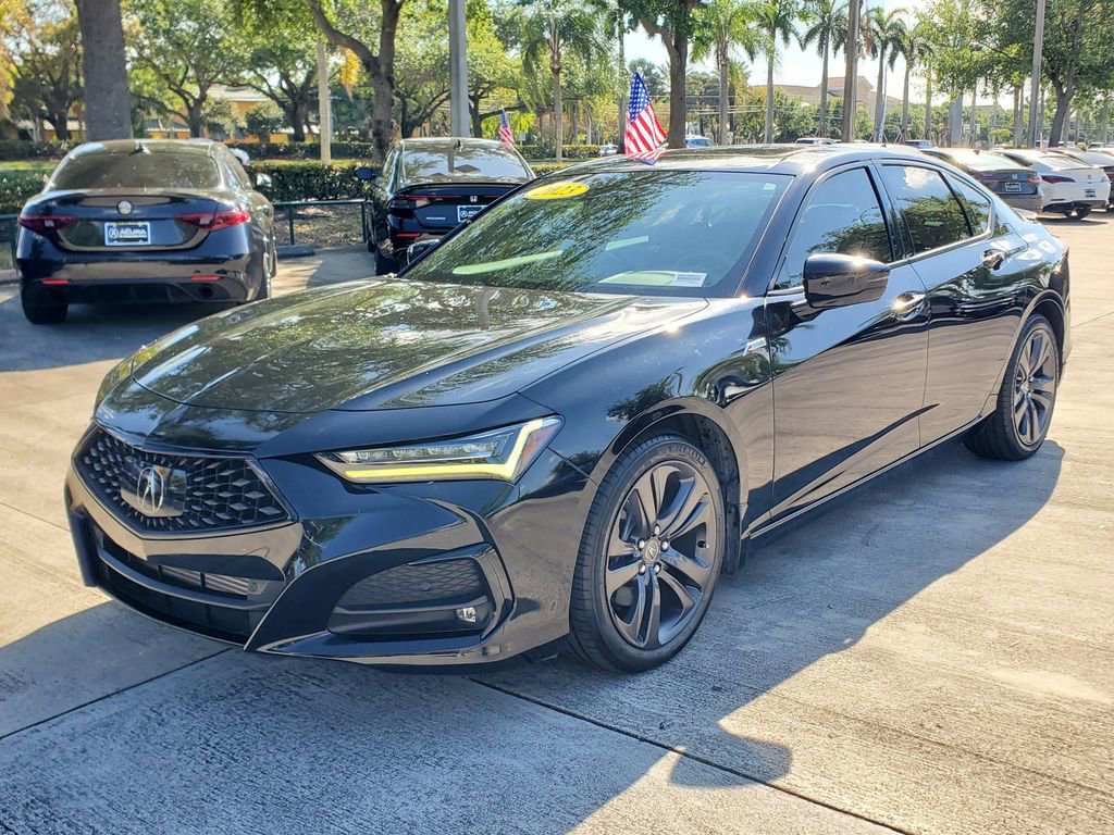 Certified 2023 Acura TLX SH-AWD w/ A-SPEC Pkg image 3