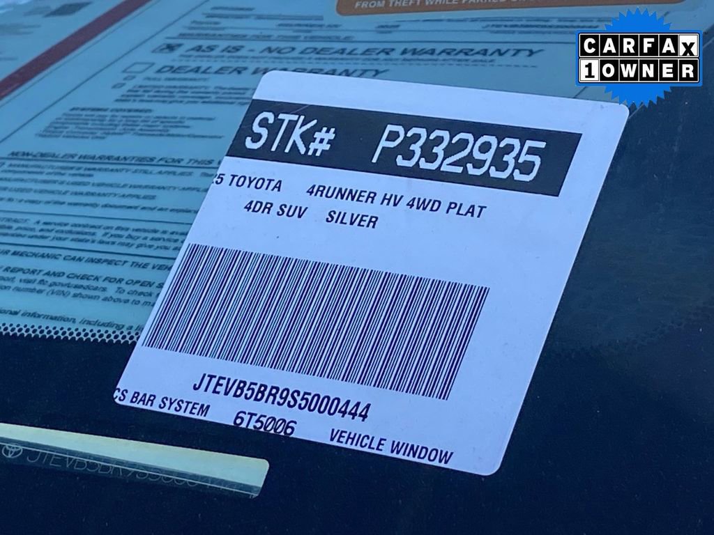 Certified 2025 Toyota 4Runner Platinum image 35