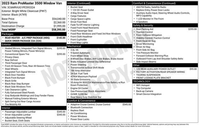 New 2023 RAM ProMaster 3500 image 4