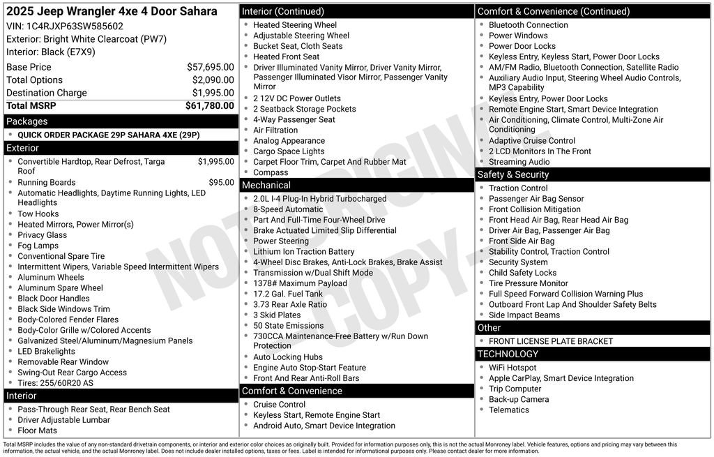 Used 2025 Jeep Wrangler Unlimited Sahara image 17