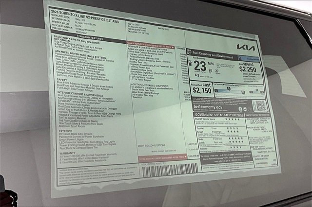 New 2026 Kia Sorento SX Prestige image 14