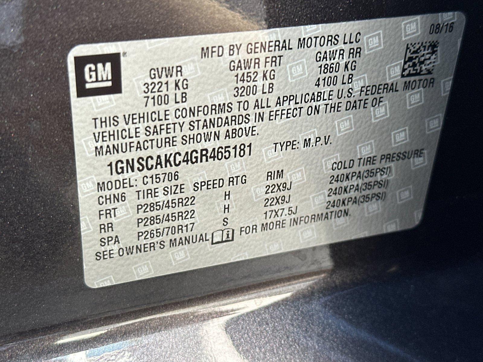 Used 2016 Chevrolet Tahoe LS RWD image 42