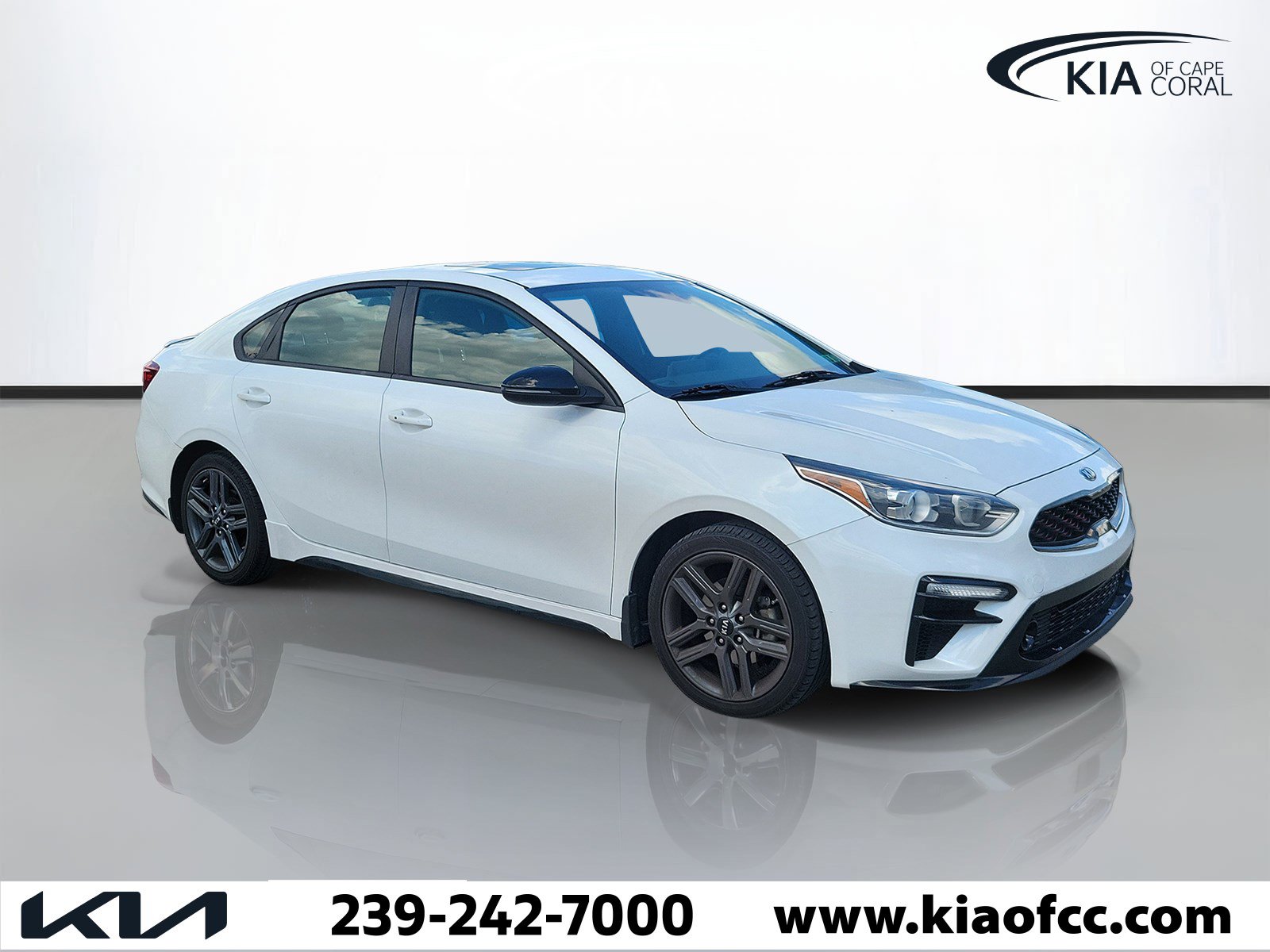 Used 2021 Kia Forte GT-Line w/ GT-Line Premium Package FWD image 1