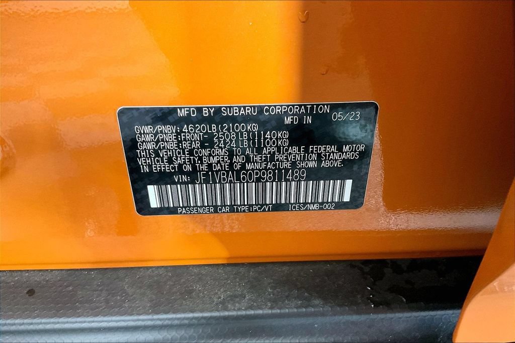 Used 2023 Subaru WRX Limited AWD/4WD image 40