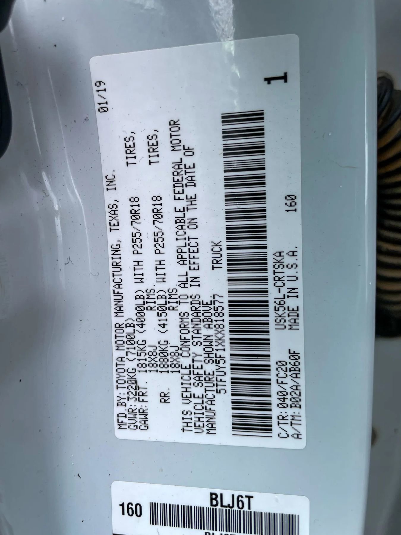 Used 2019 Toyota Tundra SR5 AWD/4WD image 37
