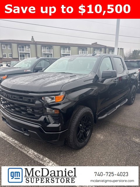 New 2026 Chevrolet Silverado 1500 Custom w/ Turbomax Blackout Package