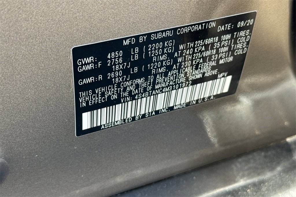 Used 2021 Subaru Outback Limited w/ Popular Package #2 image 35