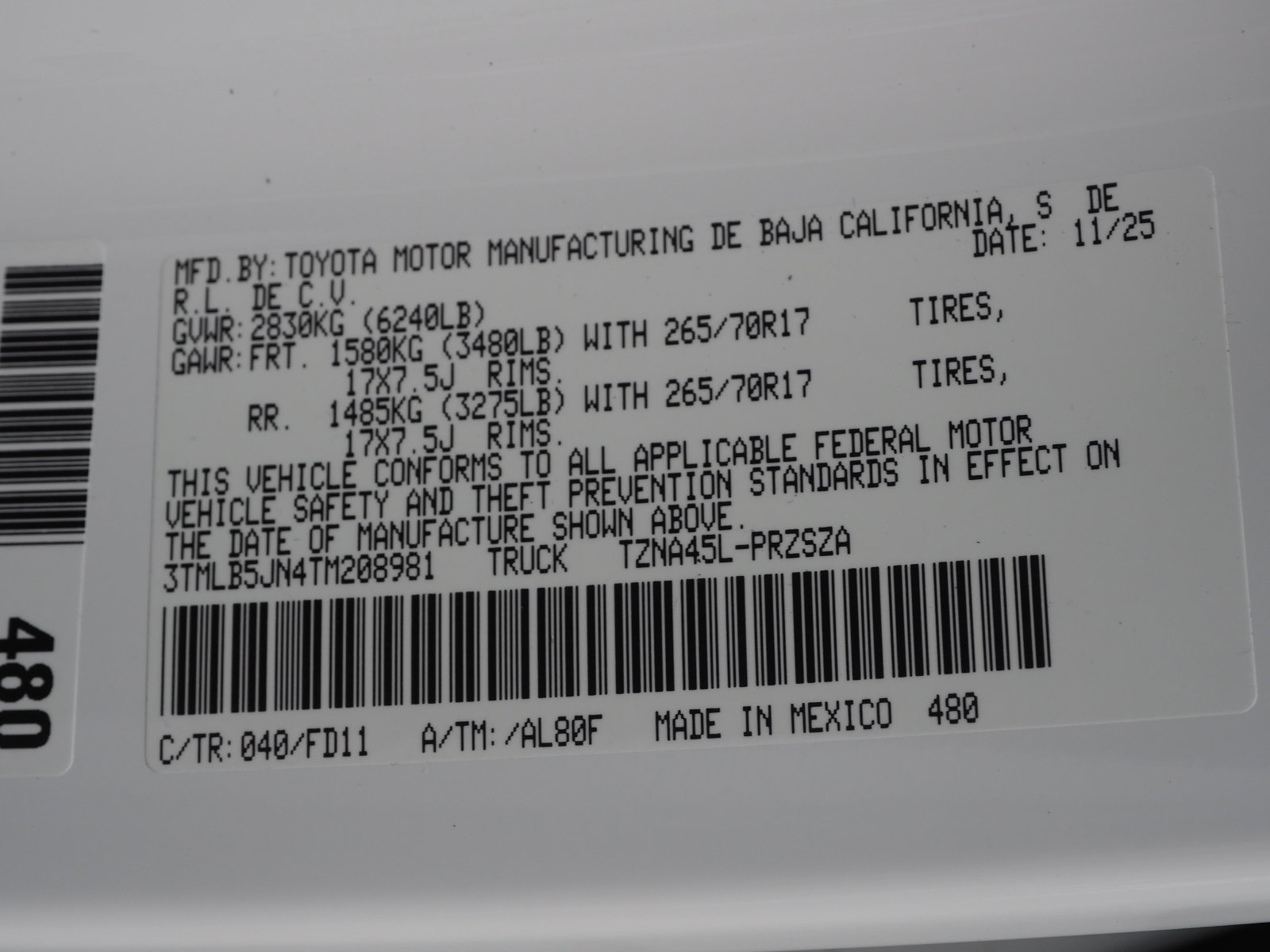 New 2026 Toyota Tacoma TRD Off-Road image 22