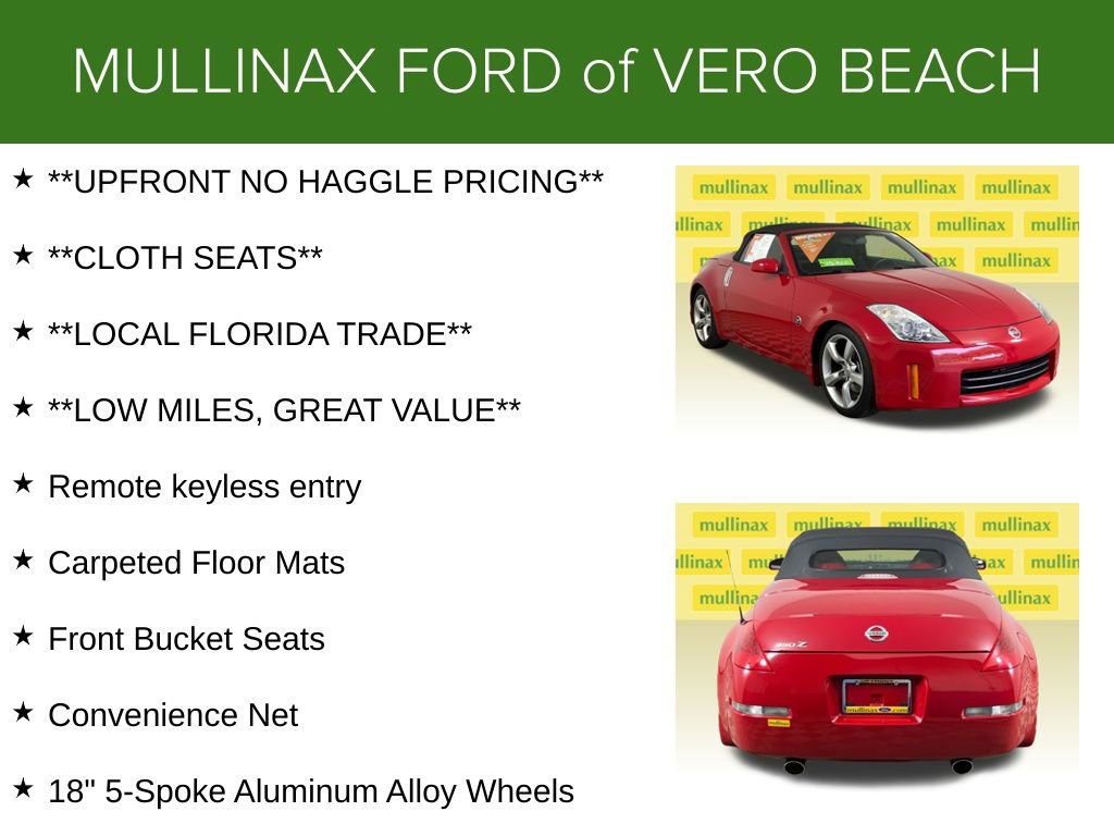 Used 2006 Nissan 350Z Enthusiast w/ (S02) Side Air Bags Pkg image 5