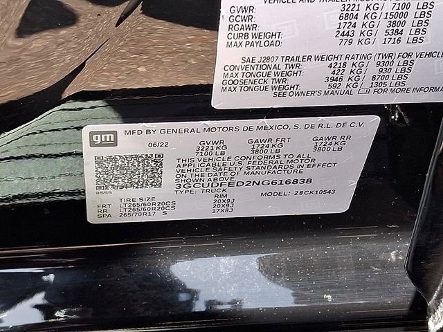 Used 2022 Chevrolet Silverado 1500 LT Trail Boss w/ LT Trail Boss Premium Package AWD/4WD image 23