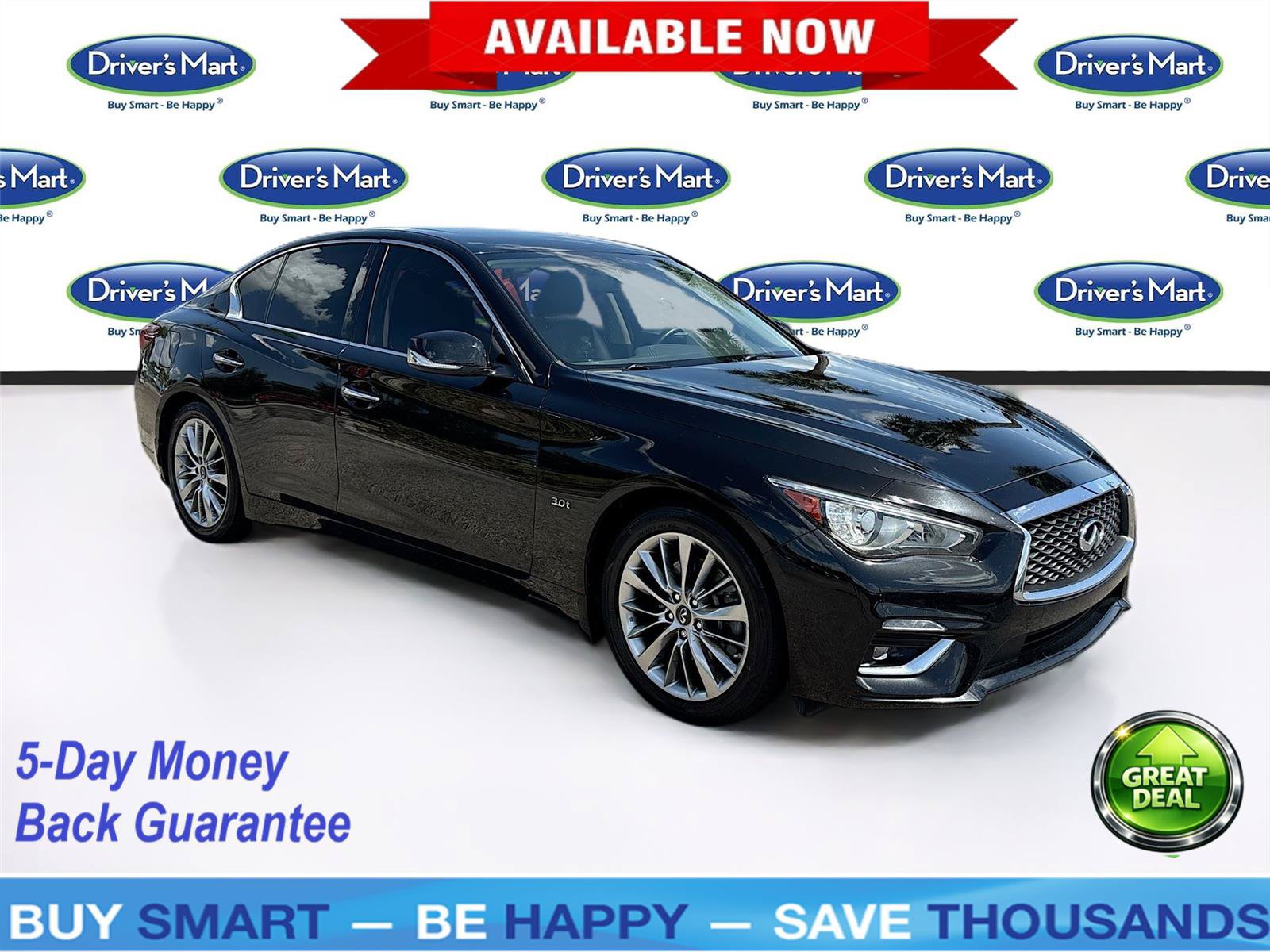 Used 2019 INFINITI Q50 Luxe w/ Cargo Package (L96)