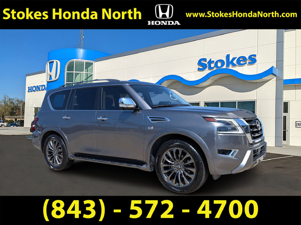 Used 2022 Nissan Armada Platinum w/ Captain's Chairs Package RWD image 1