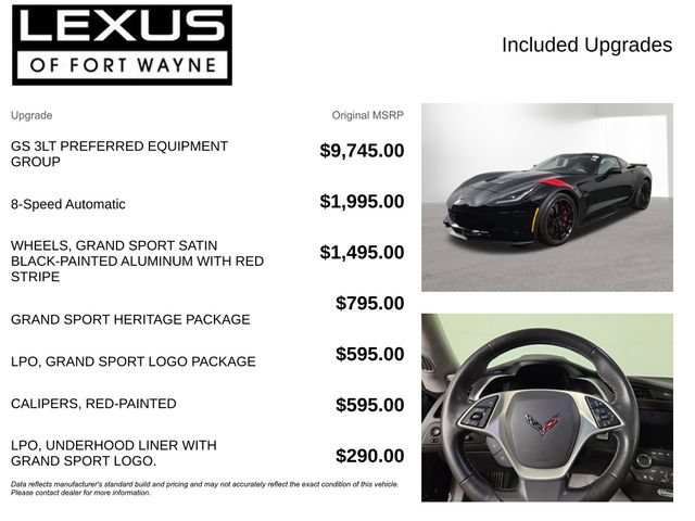 Used 2019 Chevrolet Corvette Grand Sport RWD image 4