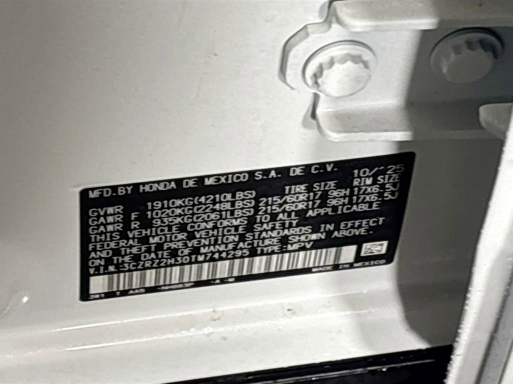 New 2026 Honda HR-V LX image 25