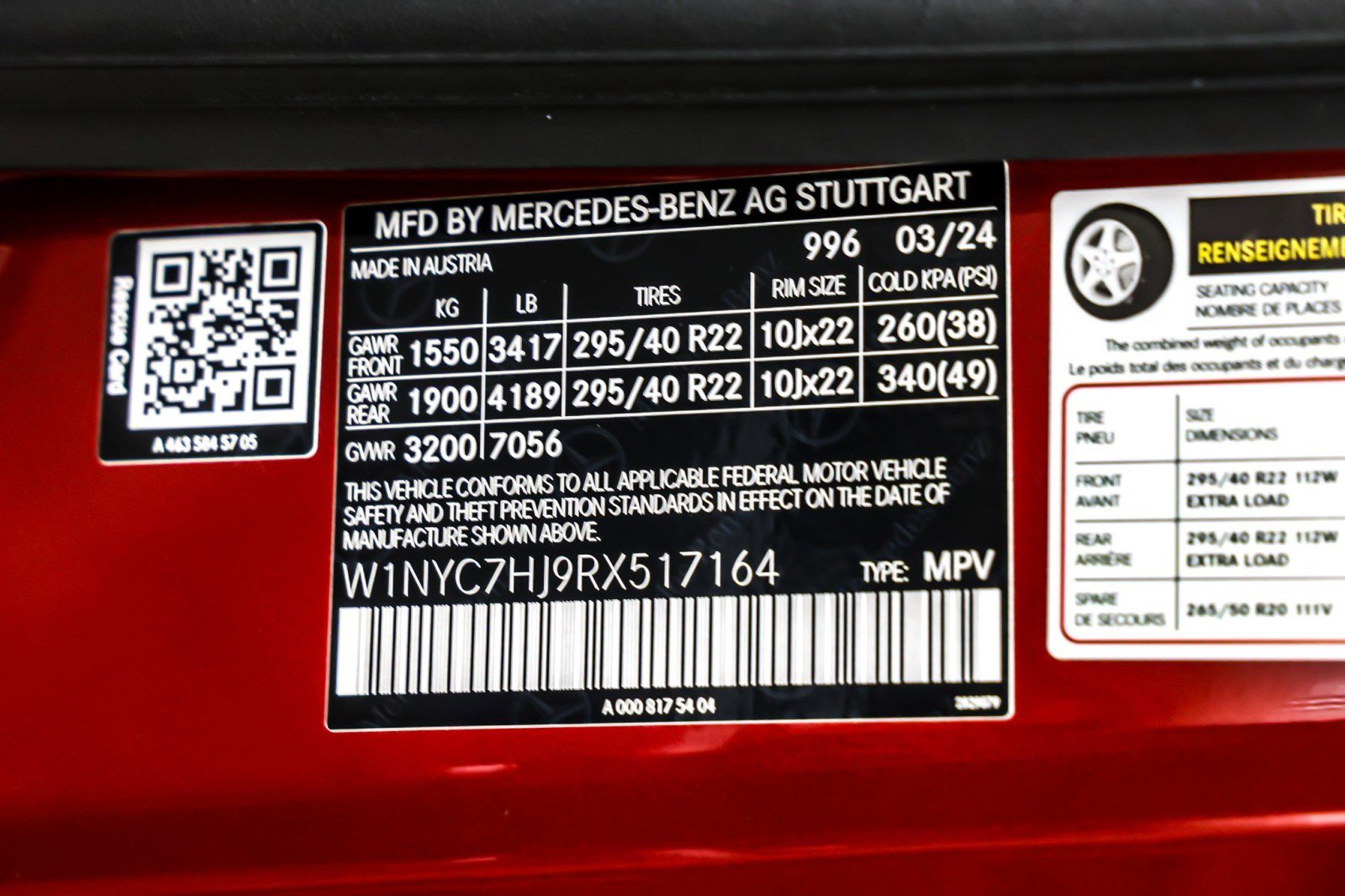 Certified 2024 Mercedes-Benz G 63 AMG 4MATIC image 26