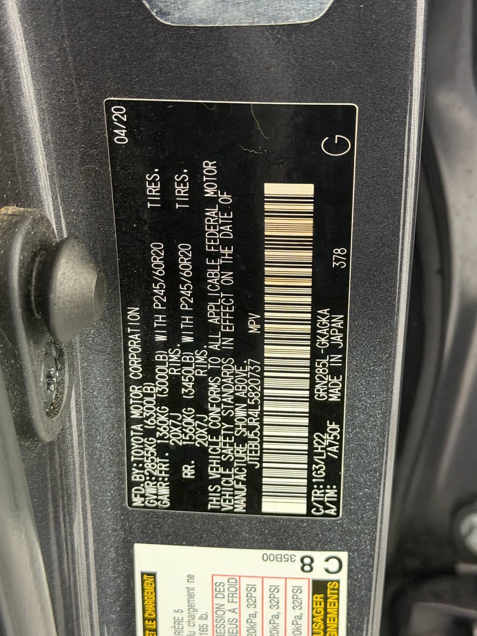 Used 2020 Toyota 4Runner Nightshade AWD/4WD image 21