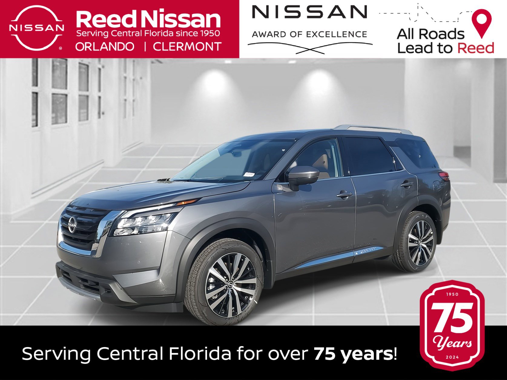 New 2025 Nissan Pathfinder Platinum w/ Cargo Package
