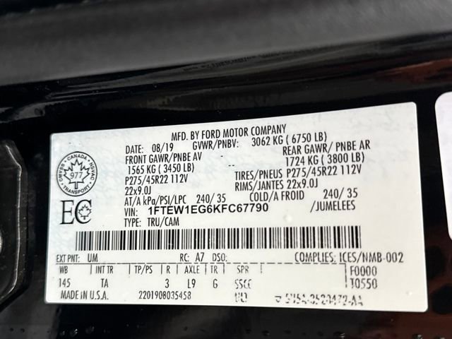 Used 2019 Ford F150 Limited image 22