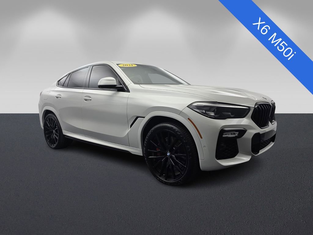 Used 2021 BMW X6 M50i w/ Premium Package image 1