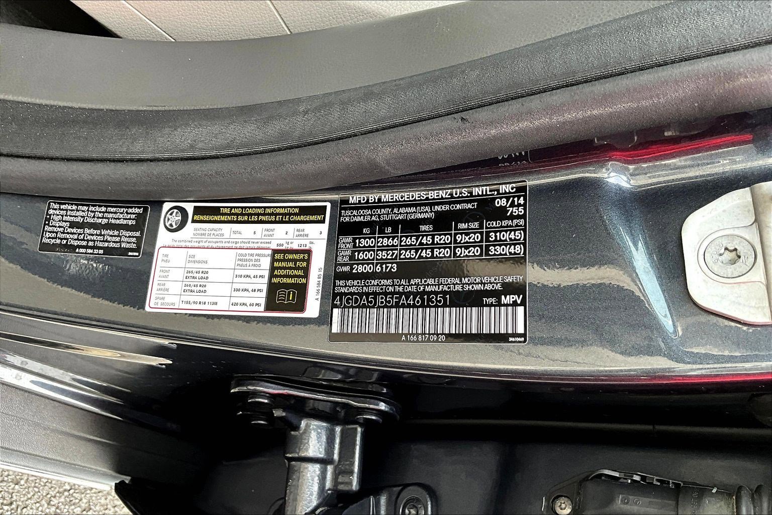 Used 2015 Mercedes-Benz ML 350 2WD image 19